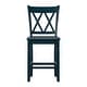 preview thumbnail 36 of 57, Eleanor X-Back Wood Counter Chairs (Set of 2) by iNSPIRE Q Classic