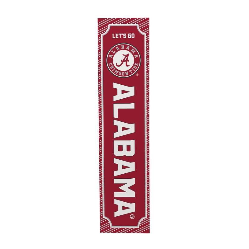 47" Double Sided Seasonal Porch Leaner, University of Alabama - 47" x 11.25"
