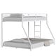 preview thumbnail 15 of 16, Twin Over Full Metal Bunk Bed with Strong Construction