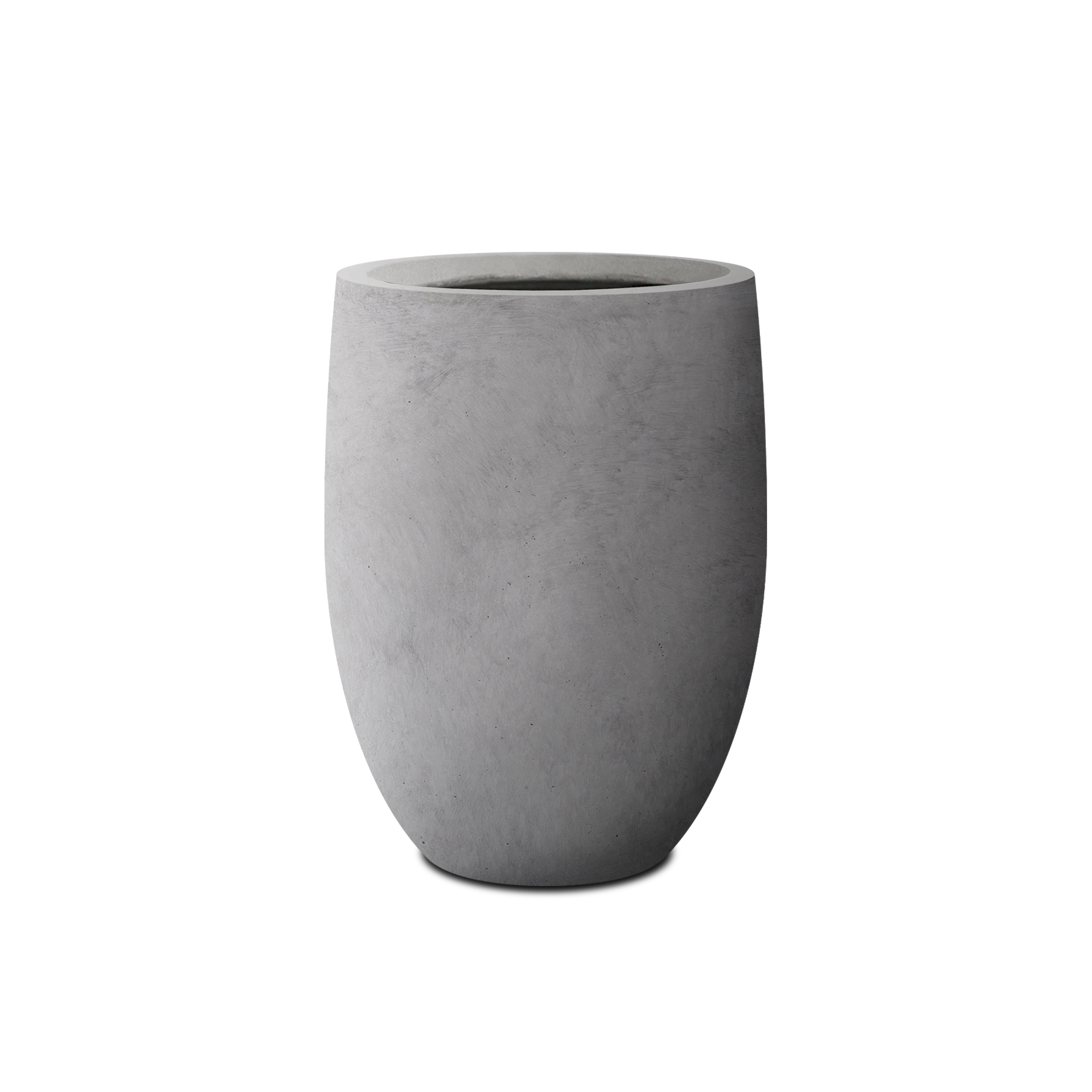 Kante Lightweight Concrete Outdoor Round Tall Planter, 21.7 Inch Tall On  Sale Bed Bath  Beyond 30694502