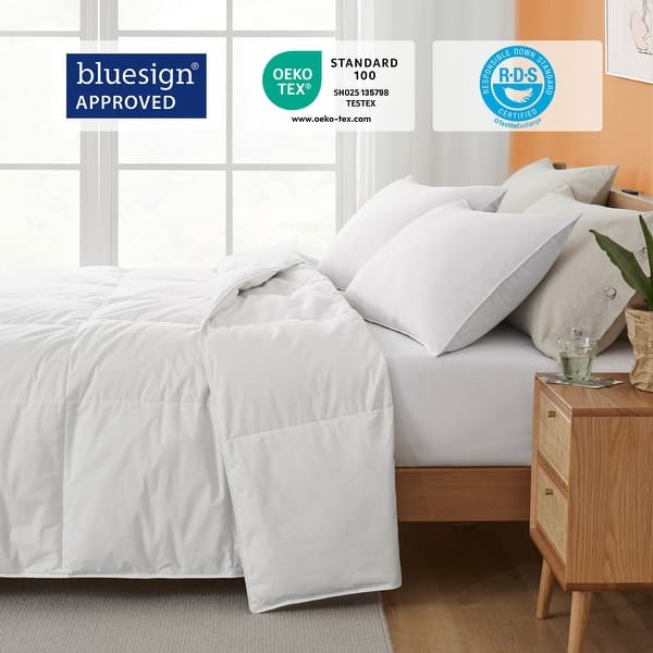 AllYearRound White Goose Down Comforter All Warmth Rating On Sale
