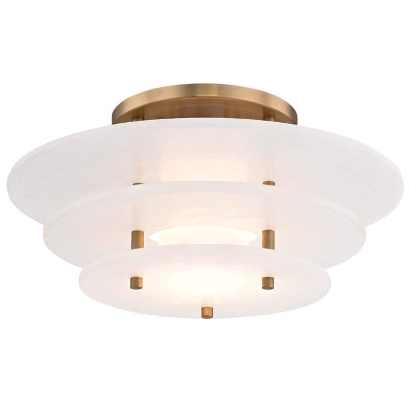 Hudson Valley Lighting Gatsby Single Light 16" Wide Integrated LED - Aged Brass