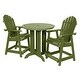 preview thumbnail 26 of 62, Highwood Commercial 3-Piece Adirondack 36" Bistro Counter Height Dining Set