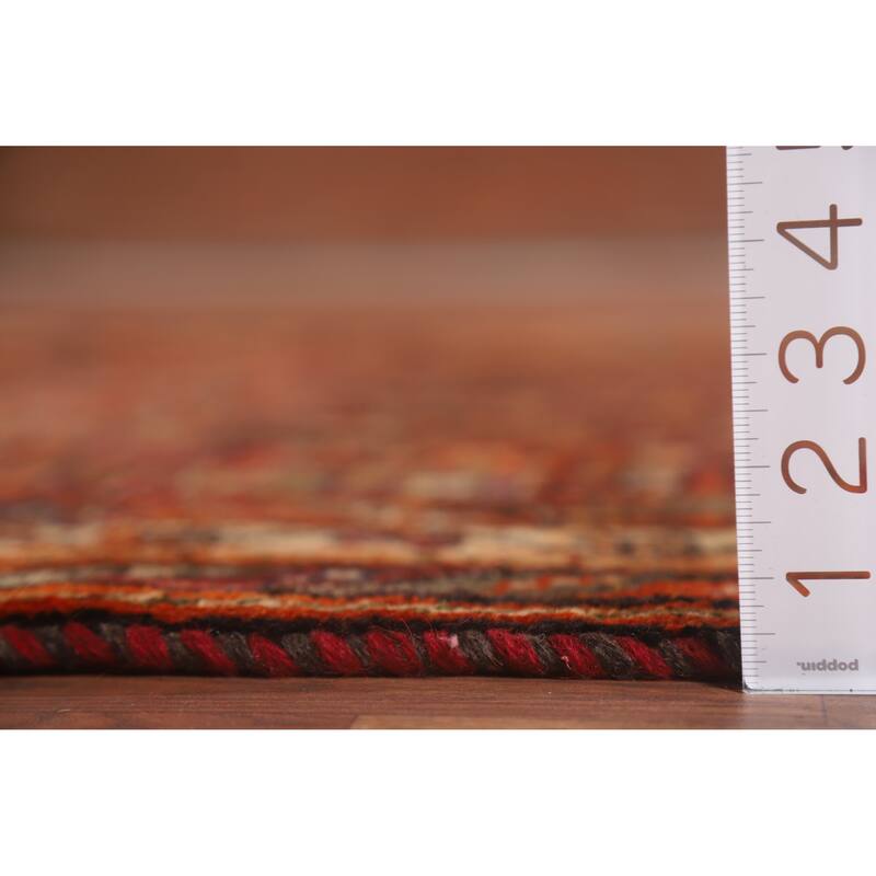 Hand Knotted Oriental 100% Wool Carpet Traditional Tribal Red Kashkoli Area Rug - 8' 2'' X 5' 4''