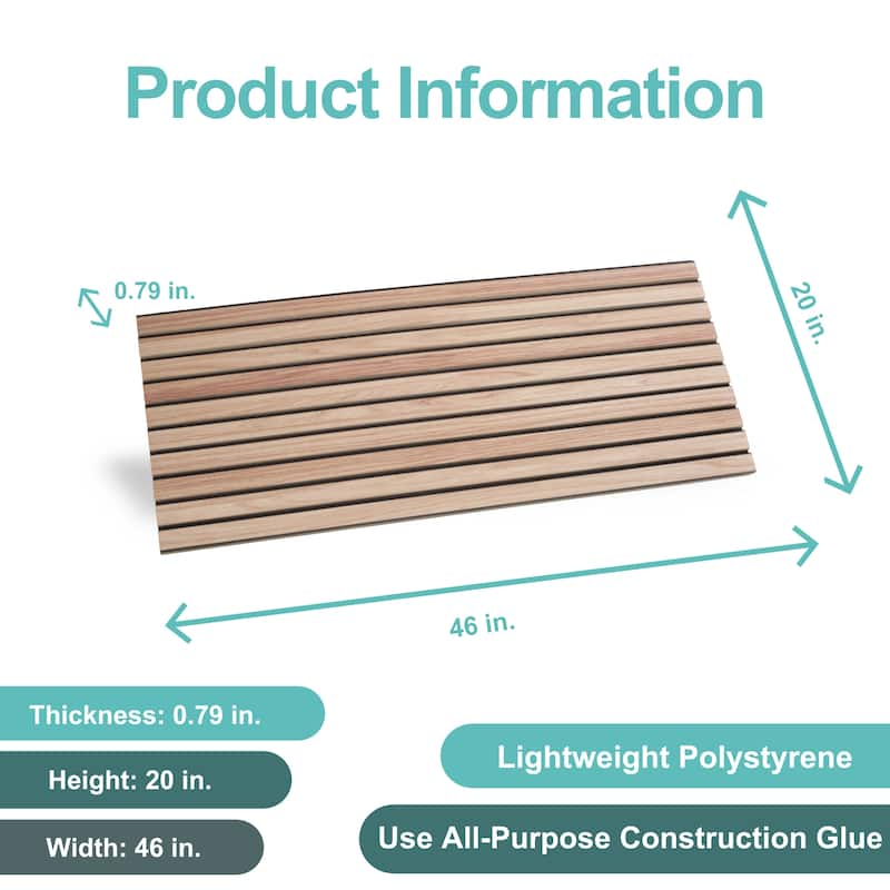 Wall!Supply UltraLight Linari Modern Wall Paneling (4-Pack)
