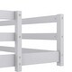 preview thumbnail 12 of 10, Grey Floor Bed with Fence,Wood Kids Bed,Full Size