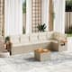 Option Beige and cream with table