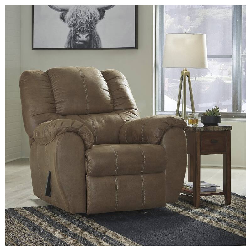McGann Contemporary Rocker Recliner Brown - Chestnut