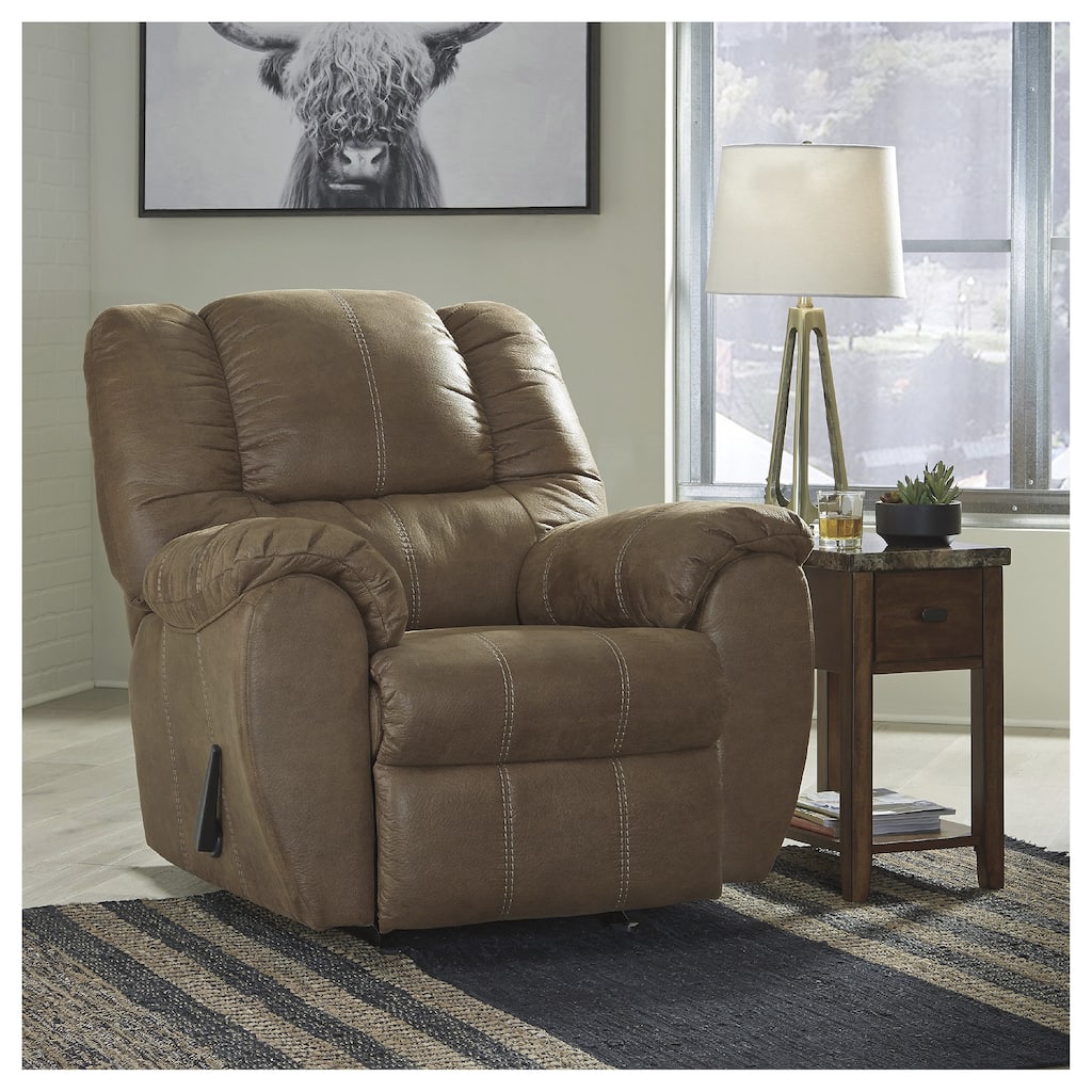 McGann Contemporary Rocker Recliner Brown