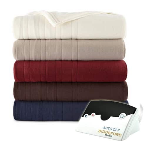 Biddeford Fleece Digital Electric Heated Blanket Twin Full Queen King - Bed  Bath u0026 Beyond - 13027179