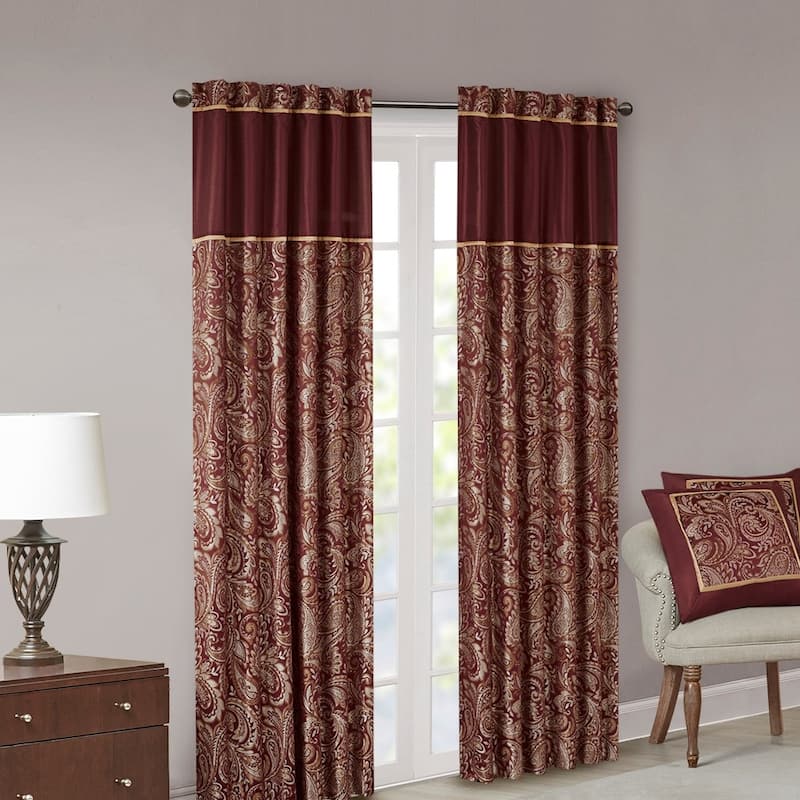 Jacquard Curtain Panel Pair(2 Pcs Window Panels)