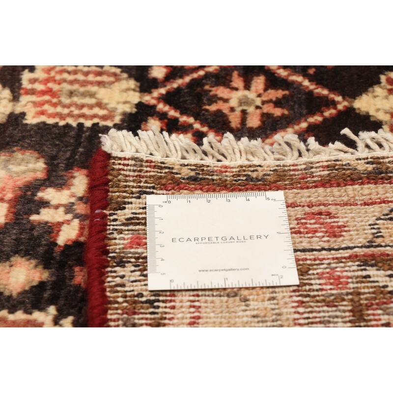 ECARPETGALLERY Hand-knotted Andelz Brown Wool Rug - 3'5 x 8'11