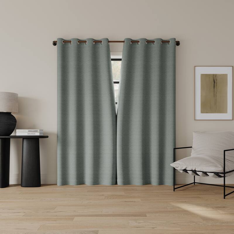 Indigo Road by Egypt Sherrod Sarasi Magnet Closure Total Blackout Grommet 1-Piece Curtain Panel, Single Panel