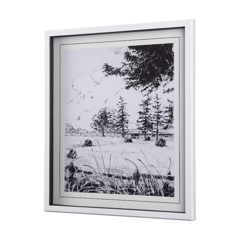 Farm View II Framed Art Print