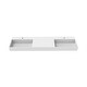 preview thumbnail 2 of 15, Juniper 72" Solid Surface Bathroom Vanity Top
