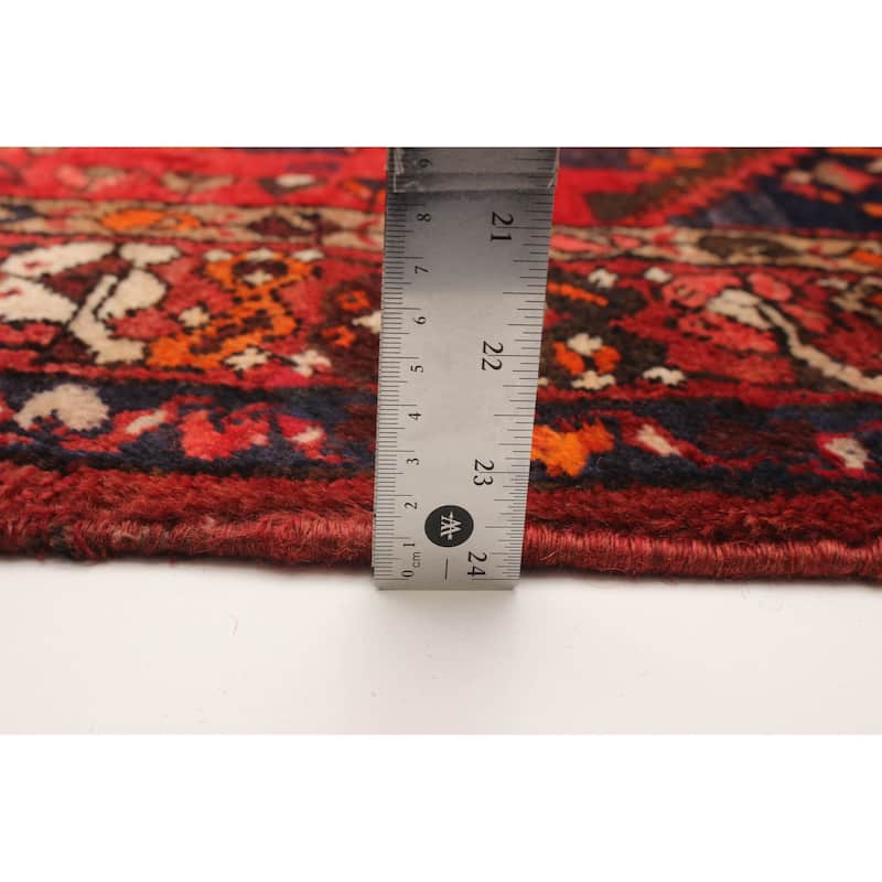 ECARPETGALLERY Hand-knotted Andelz Red Wool Rug - 3'8 x 9'7