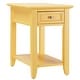 preview thumbnail 68 of 84, Zayden 1-drawer Side Table with Charging Station by iNSPIRE Q Bold