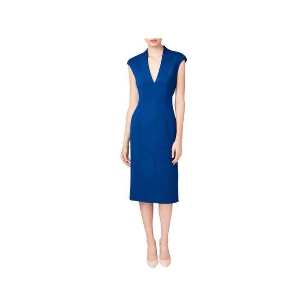 Shop Betsey Johnson Womens Midi Dress Business Wear Office Attire Overstock 23383394