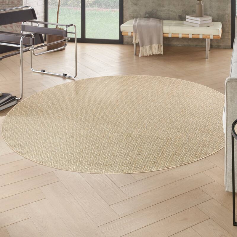Nourison Tulum Indoor/Outdoor Chevron Area Rug