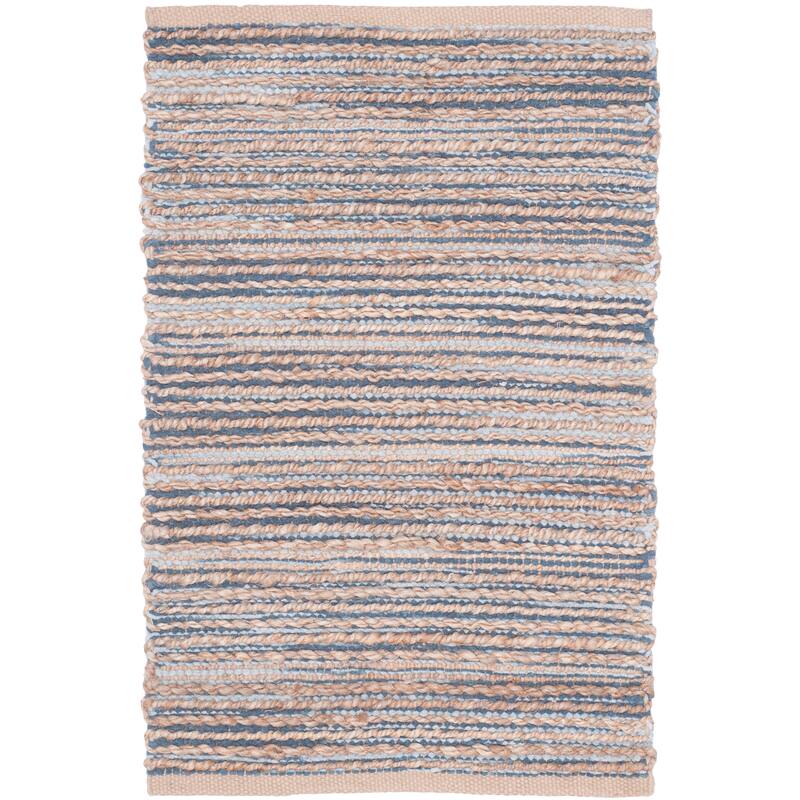 SAFAVIEH Handmade Cape Cod Mechteld Boho Coastal Rug - 2' x 3' - Blue