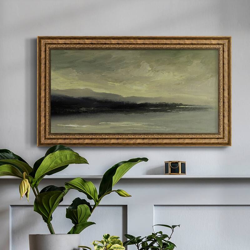 Coastal Dawn Premium Framed Canvas- Ready to Hang
