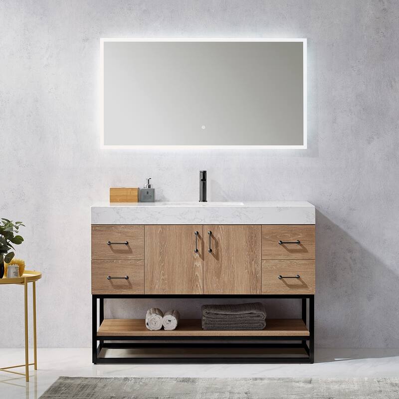 Miseno MV789048B Alistair 48" Free Standing Single Basin Vanity Set