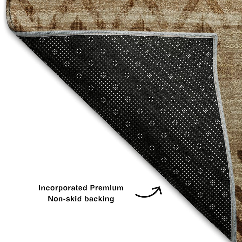 Premium Washable Super Soft Boho Ombre Mayfield Rug