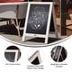 preview thumbnail 36 of 158, Wood A-Frame Magnetic Chalkboard Set-Markers, Stencils, and Magnets