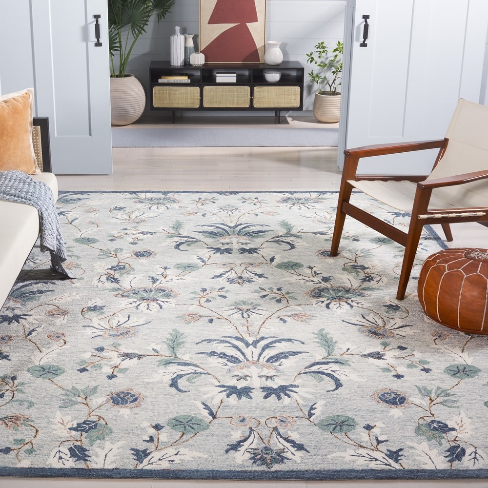 SAFAVIEH Handmade Blossom Caterina Modern & Contemporary Wool Rug