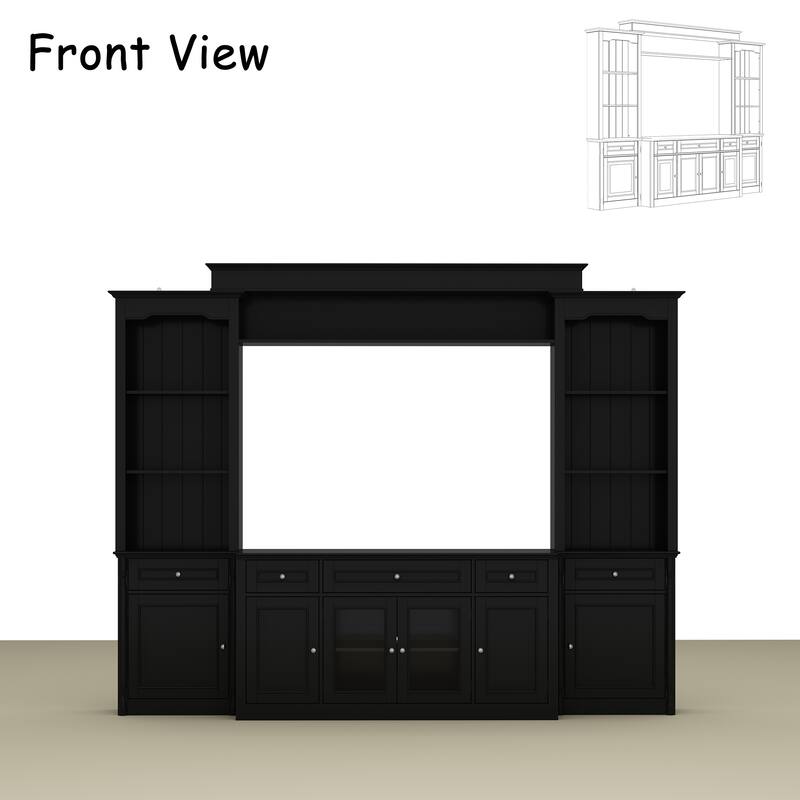 Entertainment Wall Unit /Bridge Multifunctional TV Stand Console Table