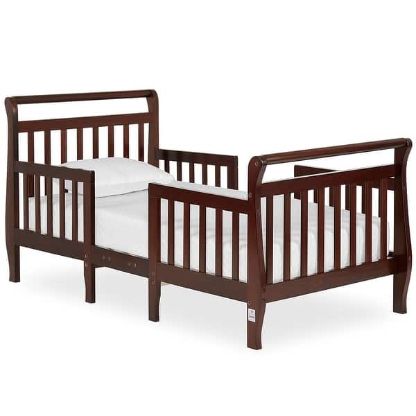 slide 2 of 7, Dream On Me Emma Espresso 3-in-1 Convertible Toddler Bed Espresso - Toddler