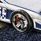 preview thumbnail 3 of 9, Rixi Modern White Chrome Wheel Car Kids Bed by Furniture of America