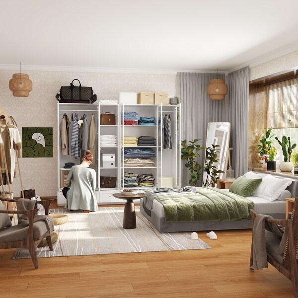 Chic Modular Closet System Wardrobe Units Armoires Home Organization On Sale Bed Bath Beyond 40178333