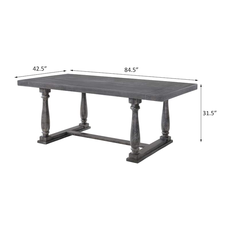 Lorraine Dining Table with Trestle Base