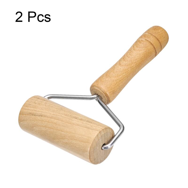 Rolling Pin 7.28" x 1.57" Y-Maple, Wood Color - Wood Color