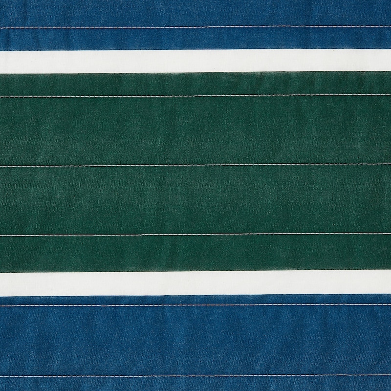 Nautica Knots Cove Navy Cotton Reversible Quilt Set