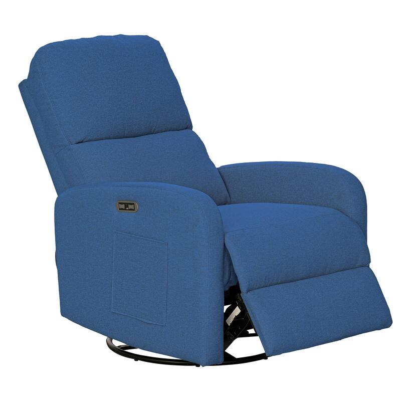 INK+IVY Dakota Power Recliner 3-in-1 with Swivel, Glider, USB Ports