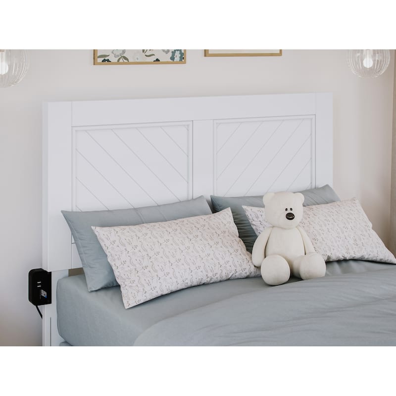 Classic Twin Bed Frame with Footboard - White Finish, Elegant Bedroom Furniture
