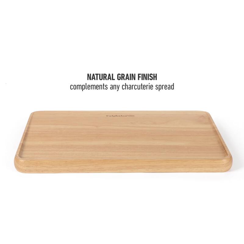 Calphalon Edge Guard 18 x 12, or 13.6 x 9.5 in Rubber Wood Cutting Board