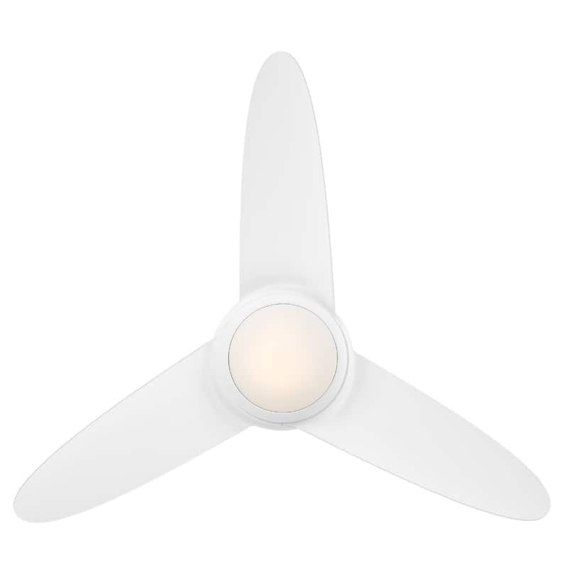 Loft Indoor Outdoor 3-Blade Smart Ceiling Fan 38in with 3000K LED and Remote Control-REMOVE FINISH - 38