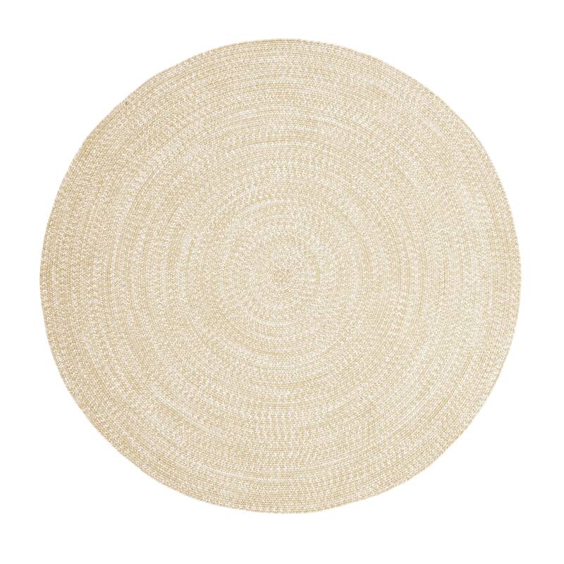Superior Modern Rustic Bohemian Reversible Multi-Tone Braided Indoor Outdoor Area Rug