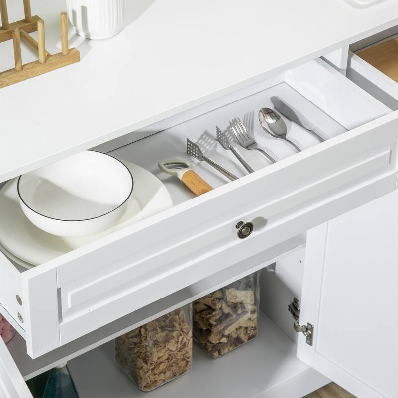 Buffet Cabinet with 2 Drawers and Adjustable Shelves