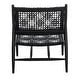 preview thumbnail 24 of 62, SAFAVIEH Bandelier Open Leather Weave Squared Accent Chair. - 26" W x 32" D x 31" H