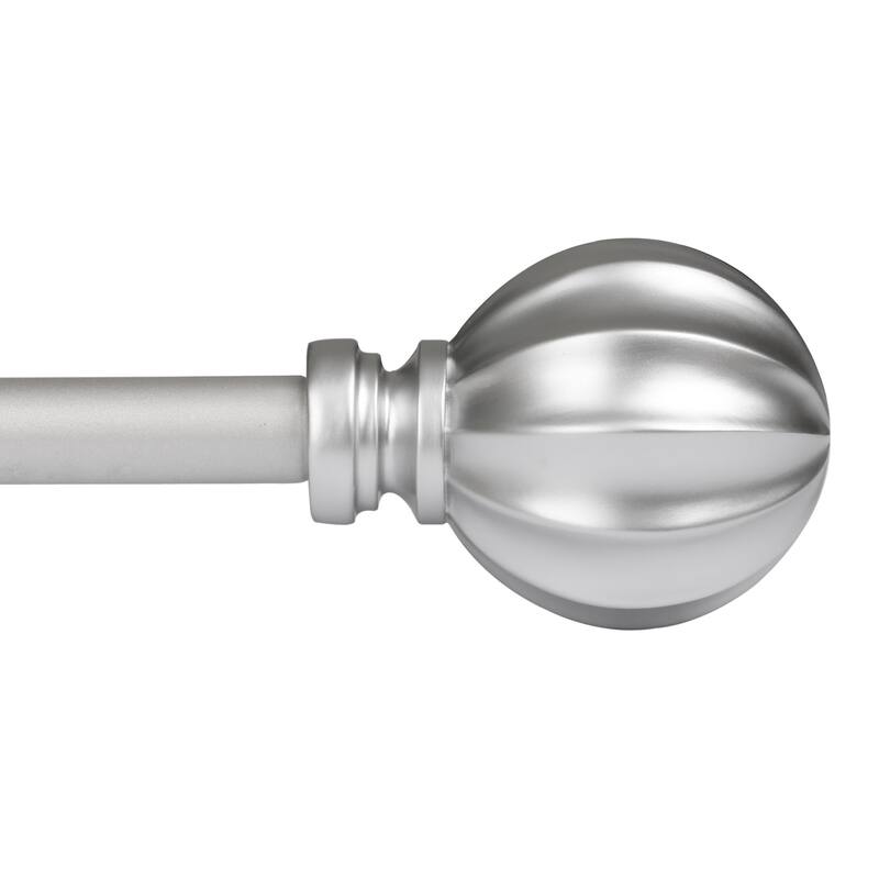 UTOPIA ALLEY Wall Mounted 3/4 Inch Curtain Rod - Curtain Rods For Window, Adjustable Drapery Rod