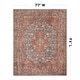 preview thumbnail 50 of 76, Traditional Flat Pile Washable Rug – Pet Friendly, Non-Slip, Ideal for Living Room, Entryway, or Bedroom