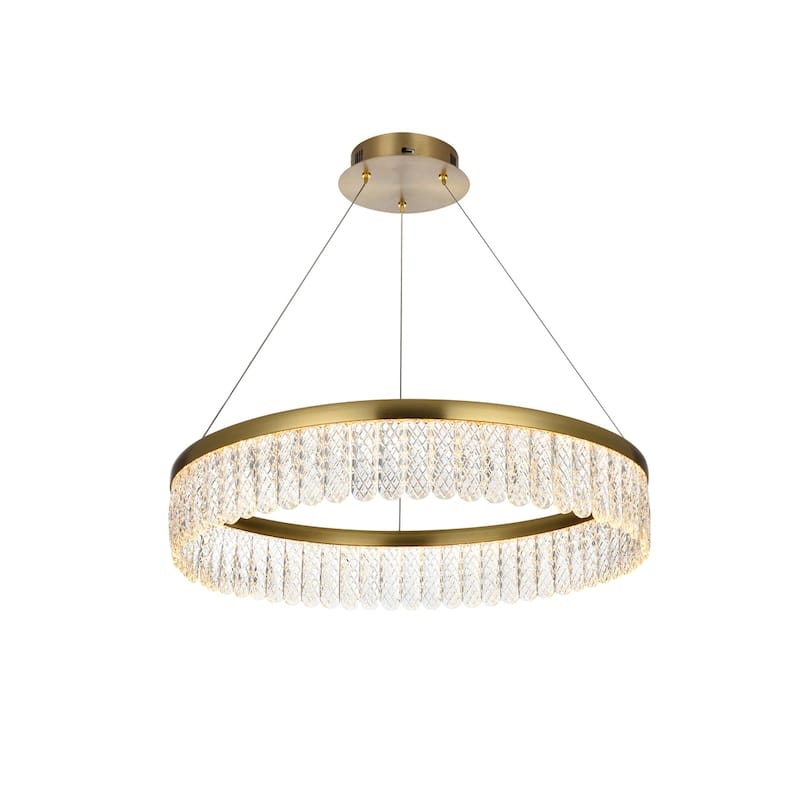 Indigo Home 24 inch Adjustable LED chandelier