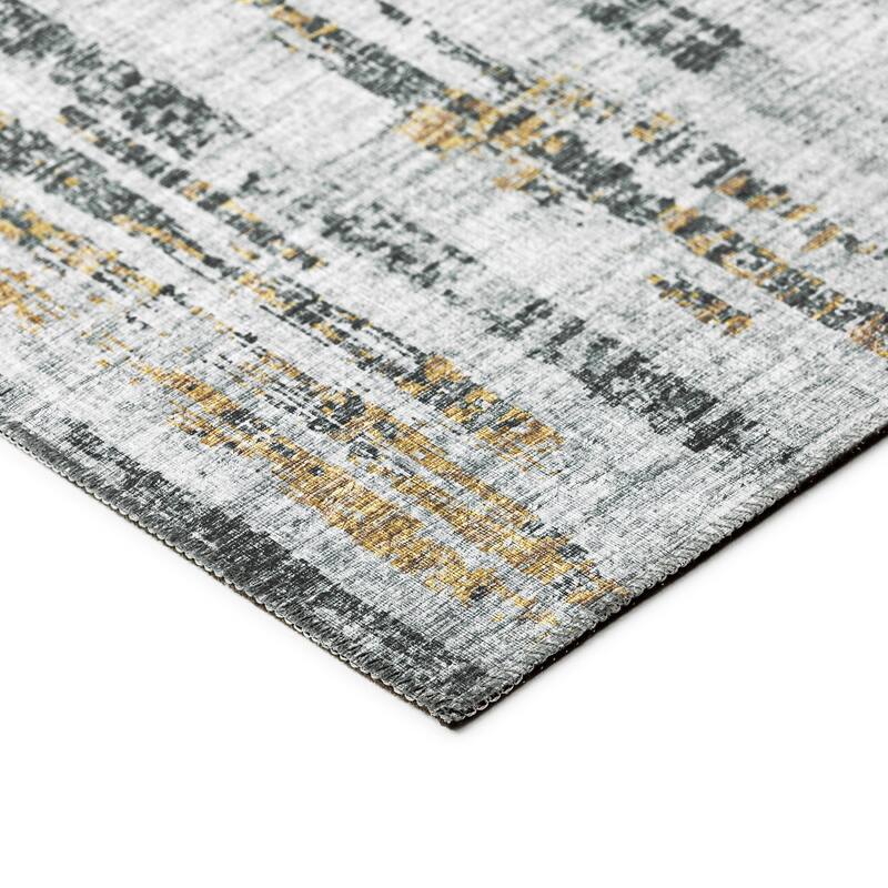 Indoor/Outdoor Rylee Modern Stripes Washable Rug