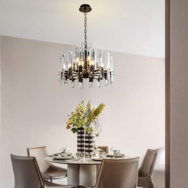 KAYLA 24- 54in Modern Luxury Crystal Chandelier Lighting - LED Ceiling Light Fixture