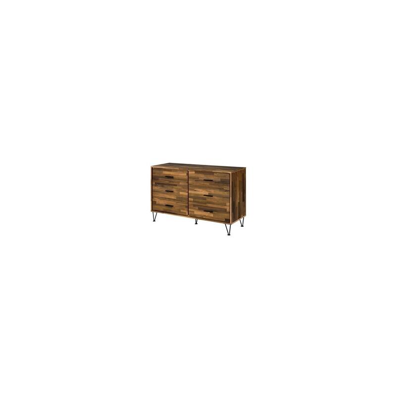 Renaissance Dresser - Walnut Finish Storage Chest - 47 Inch Wide Bedroom Furniture