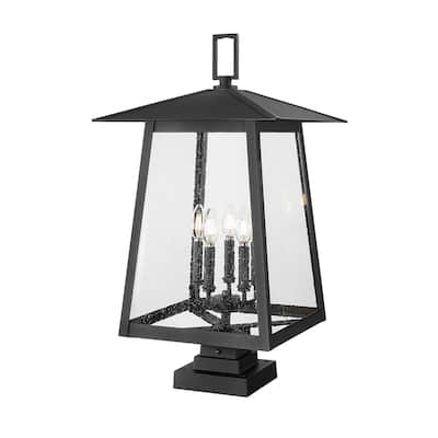 Z-Lite 5015PHXLS-SQPM Rainer 5 Light 29" Tall Marine Grade Post Light